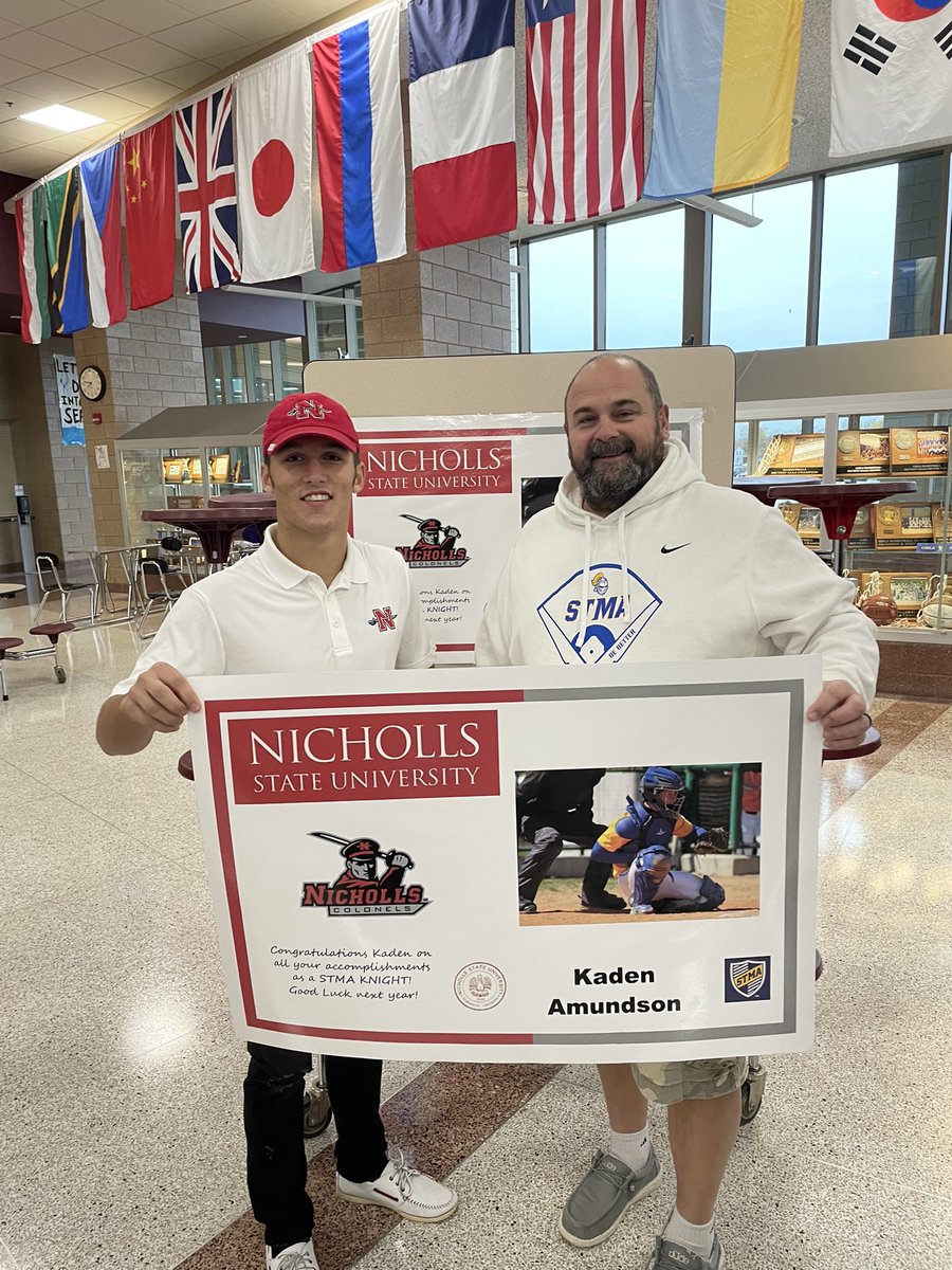 STMAbaseball's tweet image. Congratulations to Kaden Amundson, Zach Romans, Hayden Frank, &amp;amp; Hunter Palmer for signing to continue your baseball careers at the next level! Keep up the great work!