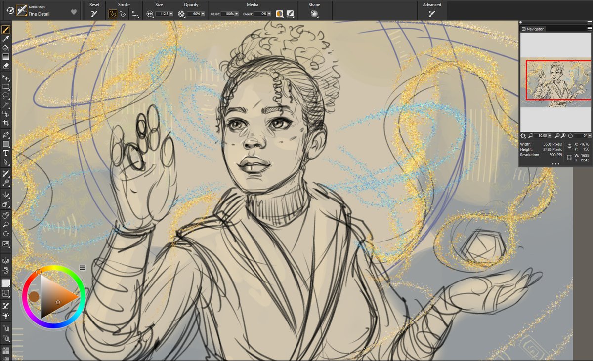 MoonpixStudios's tweet photo. We made a new #sketch, she is Gaal Dornick from the tv series #Foundation . We're live on Twitch now, starting with the colouring part ;) https://t.co/gi4eXruNfq https://t.co/r75WjptP7A