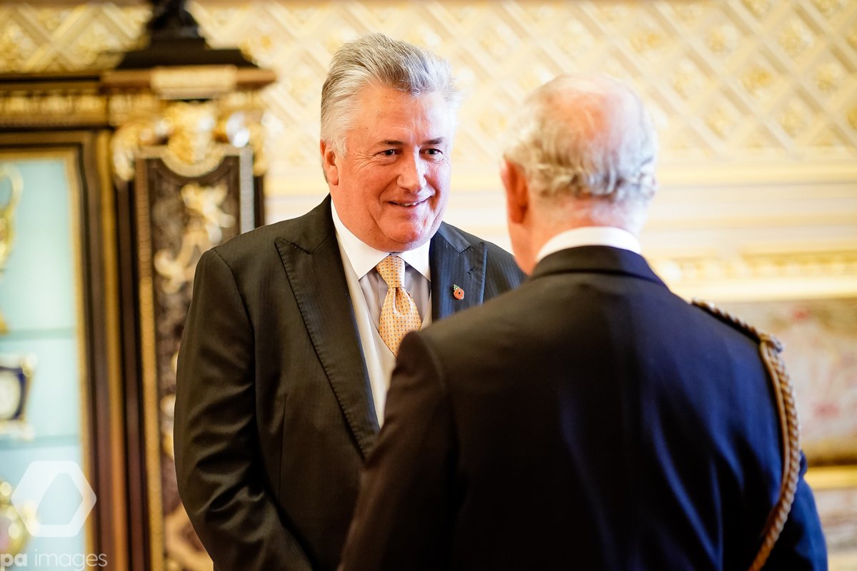 A very proud day for champion trainer <a href="/PFNicholls/">Paul Nicholls OBE</a> as he is made an OBE by the Prince of Wales during an investiture ceremony at Windsor Castle
