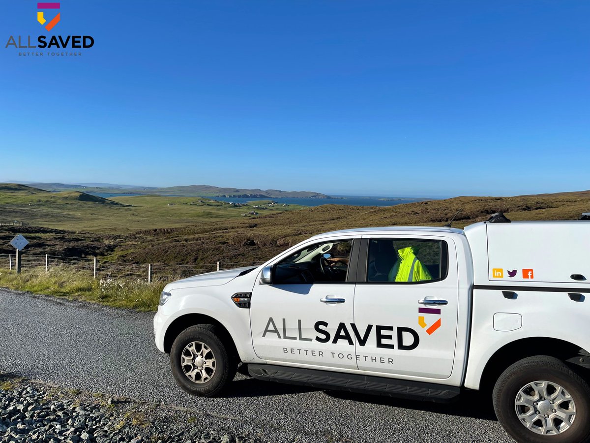 AllsavedLtd's tweet photo. Our Scotland based team are enjoying some beautiful views on Shetland during maintenance on the electricity network infrastructure ⚡️

#energydistribution #renewablenergy #powergeneration #powerdistribution #fireprotection #batterystorage #energystorage #firesuppression https://t.co/40E3pJzW09