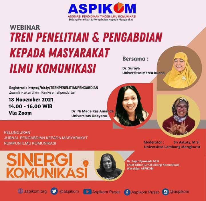 fajarjun's tweet photo. Save the date, 18 November 2021
#aspikom
#aspikomberkemajuan https://t.co/RqRhFaHtUc