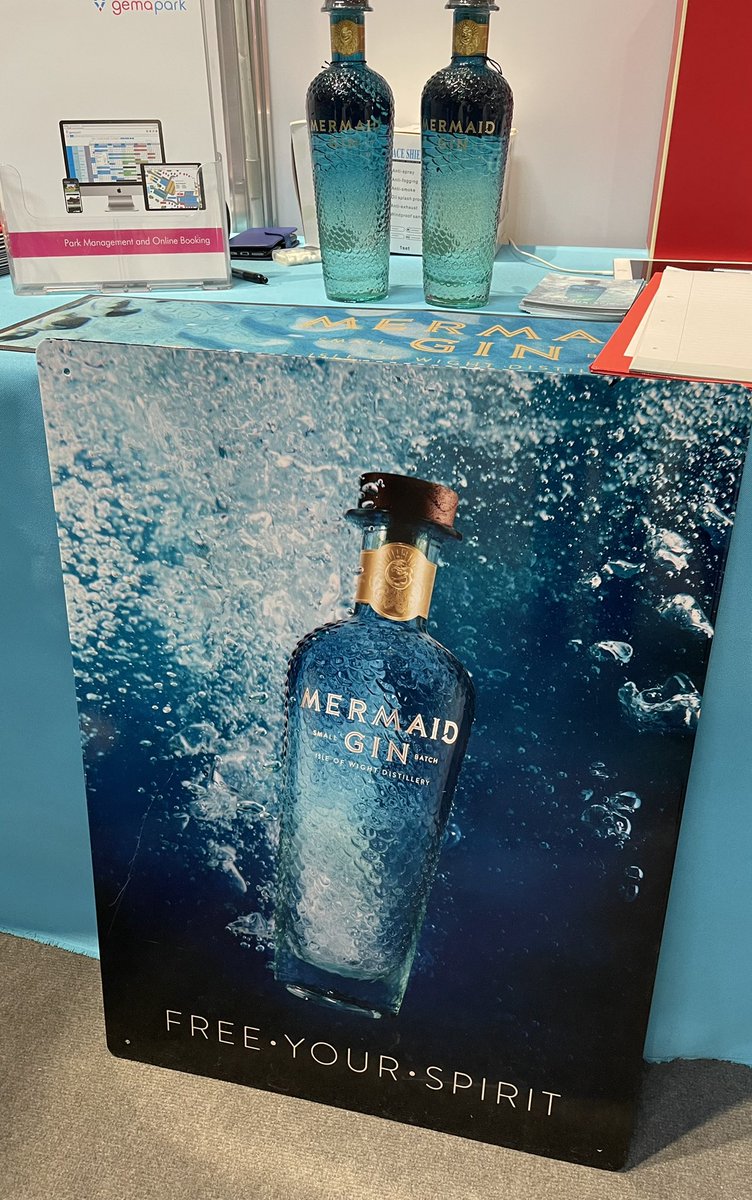 HolParkScene's tweet photo. GemaPark are giving away two gorgeous bottles of Isle of Wight Mermaid Gin.
Visit them on stand 5091 to enter!
#holidayparkscene #holidaypark #campsite #caravanpark #glamping #win #netguides #onlinebookingsystems @Netguides
#gemapark https://t.co/pKiA8BYXGk