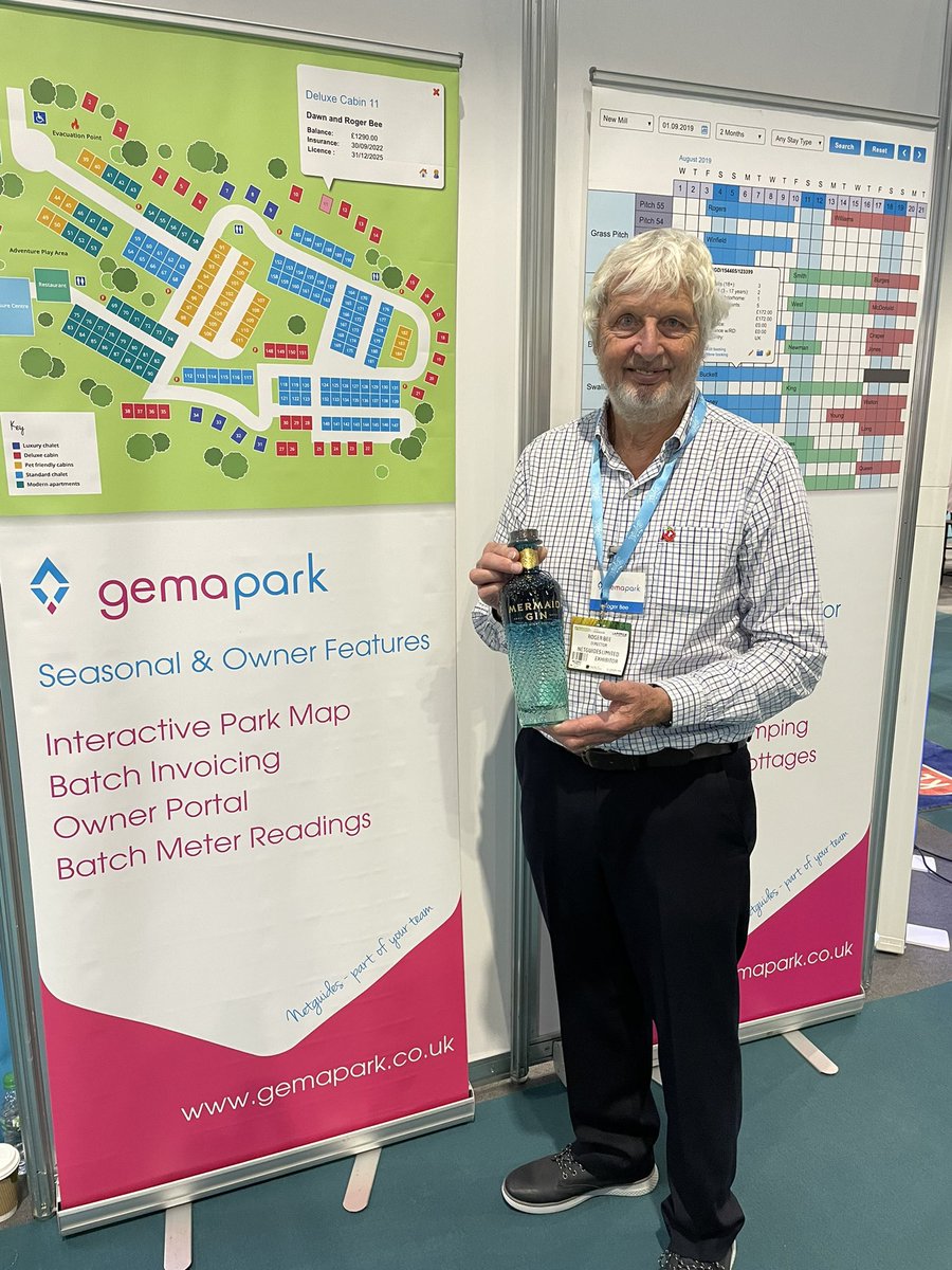 HolParkScene's tweet photo. GemaPark are giving away two gorgeous bottles of Isle of Wight Mermaid Gin.
Visit them on stand 5091 to enter!
#holidayparkscene #holidaypark #campsite #caravanpark #glamping #win #netguides #onlinebookingsystems @Netguides
#gemapark https://t.co/pKiA8BYXGk