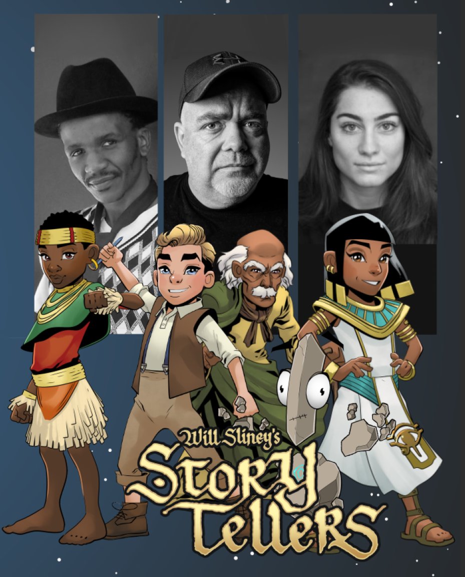 The amazing <a href="/LeboMochudi/">Lebo Mochudi</a> joins the Storytellers today as Kuba. With Jack, Zahra (<a href="/_suzieseweify/">Suzie Seweify</a>), and Filippo (<a href="/victorbarry/">Vic Barry</a>) The team is now complete. Can our artists defeat the Chronicle? New episode today at 4.05pm on <a href="/RTE2/">RTÉ2</a> <a href="/RTEjr/">RTÉjr</a>