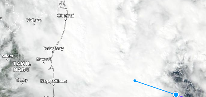 QuestMet's tweet photo. Extremely heavy rainfall is very much possible for #Chennai.

With the water table already on the higher side, urban #flooding seems very much possible.

Rainfall - close to 200-250mm+ expected by models.

Stay safe 

#ChennaiRains #Chennai #chennairainrelief #ChennaiRain https://t.co/7qZXgkxkY0