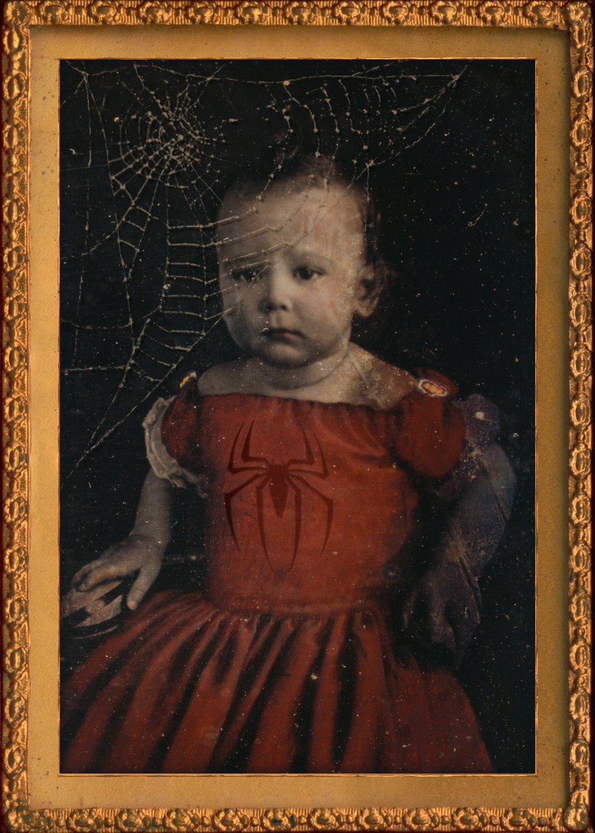 SpiderWoman 
She can split you into "cephalothorax" and "abdomen". Produces silk.
Superheroes by Alabama 🌹
#nftart #cryptoart #digitalart #Ethereum #crypto #blockchain