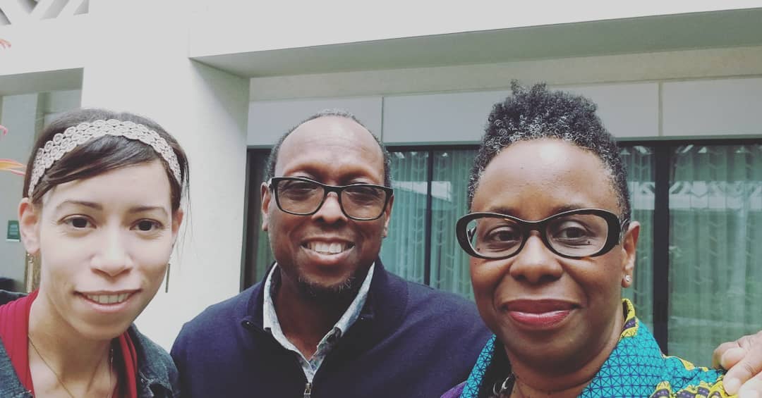 NewBlackMan's tweet photo. A nice memory from #beforenow. With the homie L-Boogie (@DrLisaBThompson) and our once grad student @habiba3brahim. BTW, go get you Habiba's brilliant new book 'Black Age: Oceanic Lifespans and the Time of Black Life' (@NYUpress).

#ASA2019
#LabelMates
#SUNYAlbany https://t.co/hhDLmCQWSn