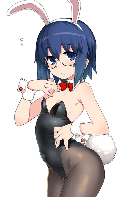 シエル先輩が描きたい。
ちっぱいが描きたい。
バニーが描きたい。
けど3枚も描く時間もない……どうすれば…。
天の声「混ぜちゃえ」 