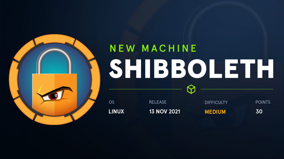 hackthebox_eu's tweet photo. Are you good at defending? 🧢 Shibboleth #Medium #Linux Machine created by @knightmare2600 will go live 13 Nov 2021 at 19:00:00 UTC. Seal will be retired! Join now and start #hacking: https://t.co/Xa6zBifAIk
#HackTheBox #CyberSecurity #InfoSec #NewRelease https://t.co/YFKJY5n1Oo