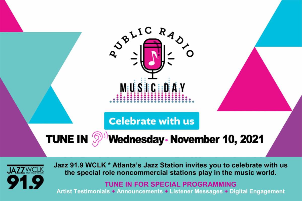 Jazz919WCLKatl's tweet photo. *celebrates*
Public #Radio Music Day
#November10
#LovePublicRadioMusic @noncomMUSIC #Jazzness #WCLK *tunes in* 👂 https://t.co/PKD02uQmah #RT https://t.co/iwmVXP70MA