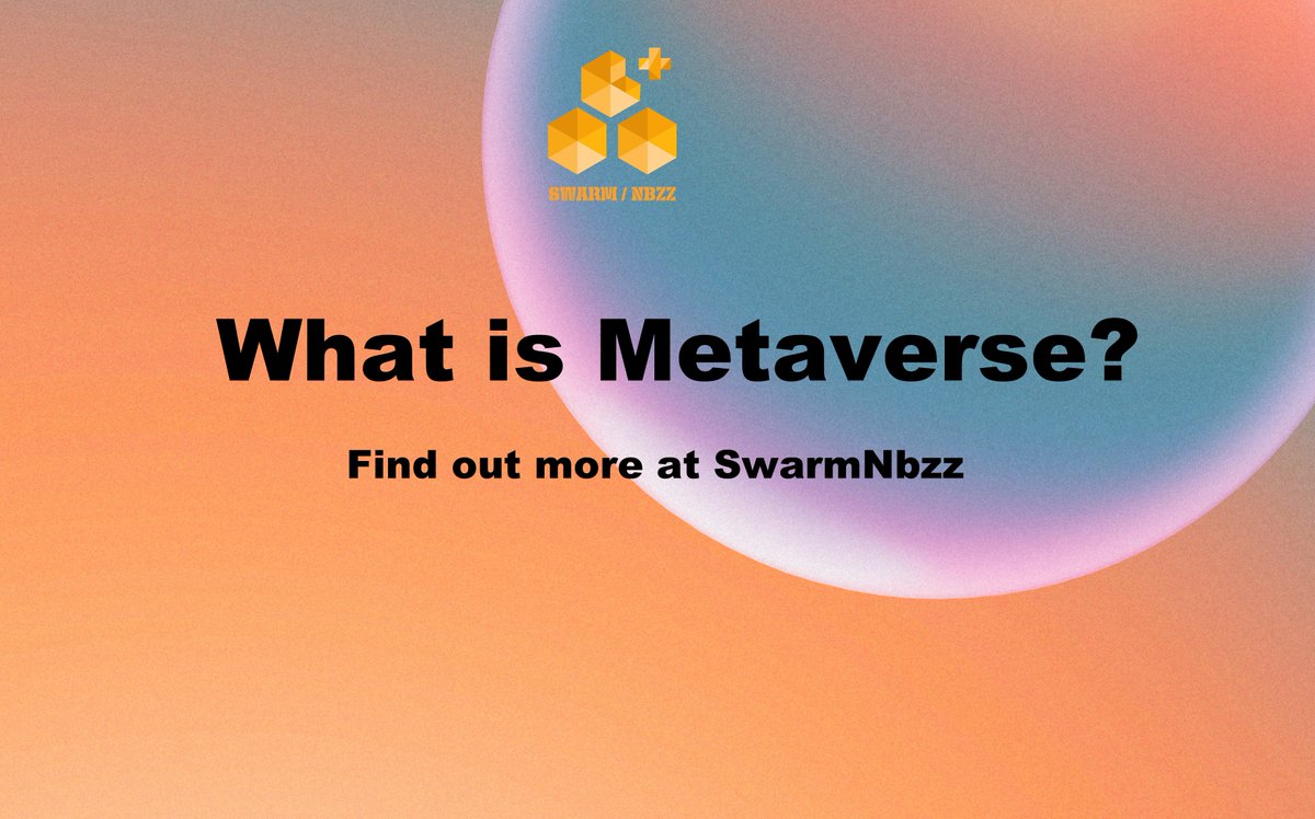 What is #Metaverse? 💪

Metaverse is the hypothesized next iteration of the internet, supporting decentralized, persistent online 3-D virtual environments.