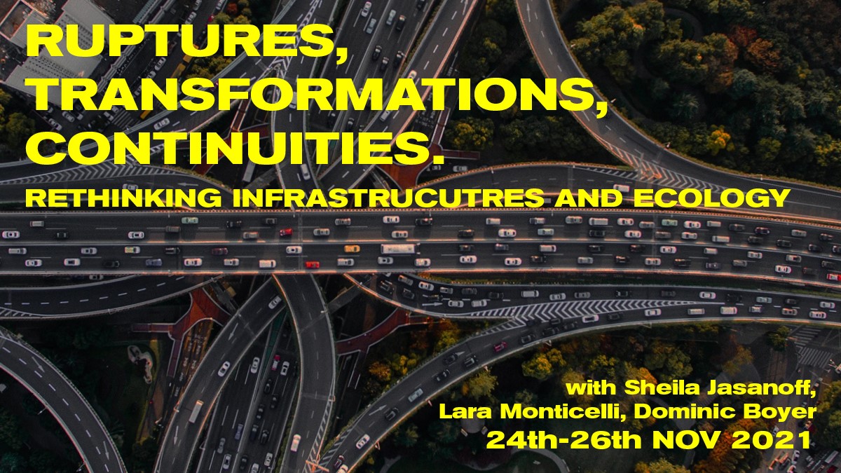 Join our online Conference: “Ruptures, Transformations, Continuities. Rethinking Infrastructures and Ecology”, 24-26 November 2021, bit.ly/30hEoIv Registration: zukuenfte.der.nachhaltigkeit@uni-hamburg.de #EcologyInfrastructures <a href="/SJasanoff/">Sheila Jasanoff</a> <a href="/DominicBoyer/">ⒹⓞⓜⓘⓝⓘⓒⒷⓞⓨⓔⓡ</a>