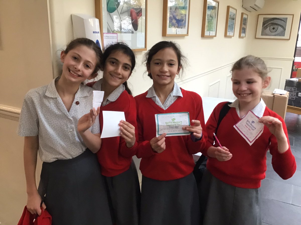 GodstoweMaths's tweet photo. It’s #MathsWeek2021 and the corridors are buzzing with girls solving problems to complete a maths treasure hunt! Over 100 entries already and still more than 24 hours to go before the prize winners are drawn. Good luck girls! https://t.co/7RS2UU0Cd9