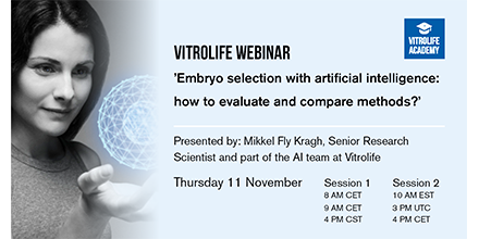 VitrolifeIVF's tweet photo. Last chance to save your place for tomorrow´s webinar, “Embryo selection with artificial intelligence: how to evaluate and compare methods?” There will be a live Q&A session after the presentation.
Save your place: https://t.co/sPj0W2xaDX
#Vitrolife #IVF #ivfclinic #idascore https://t.co/WSiDHV48R4