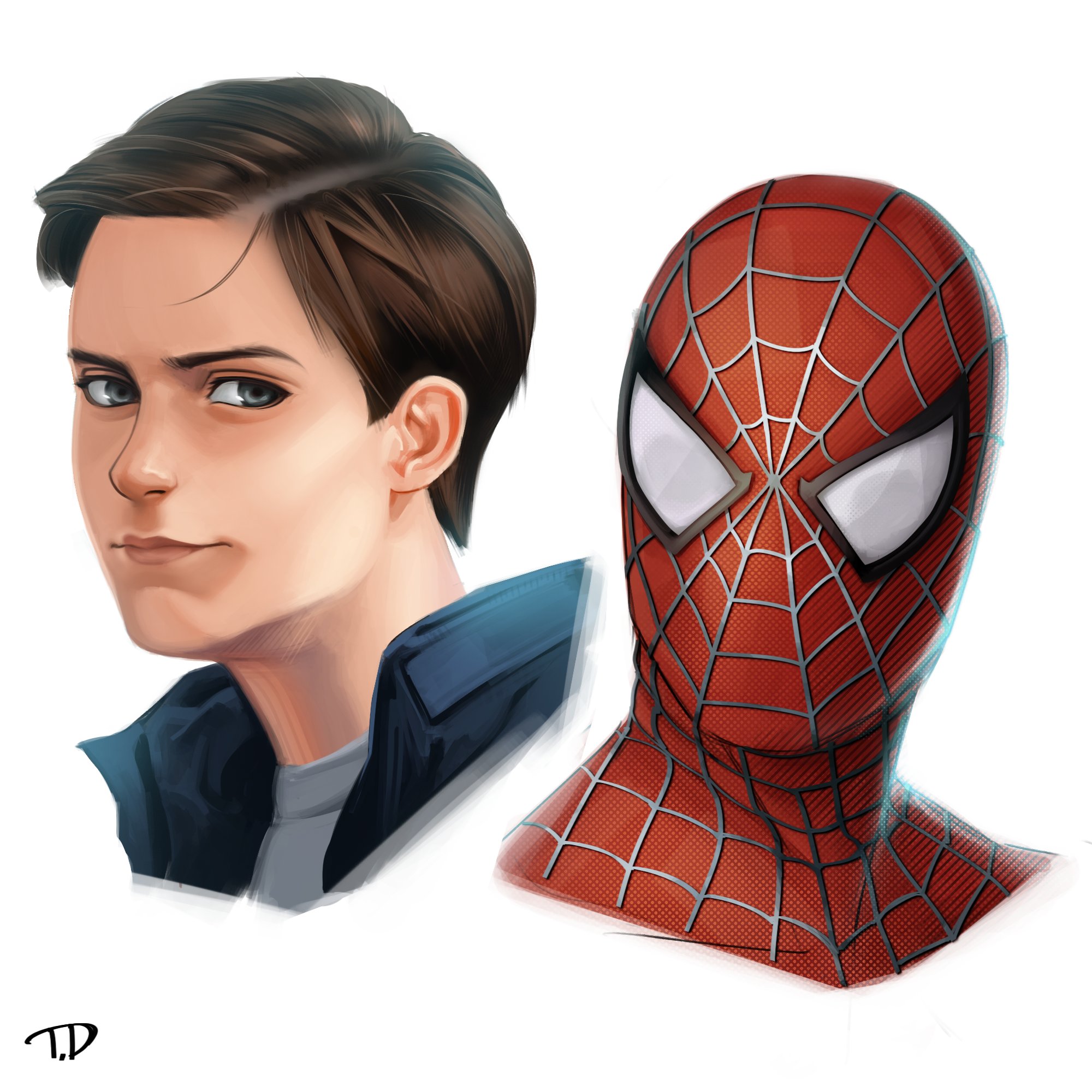 Spider man Tobey Maguire Art
