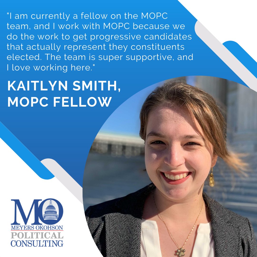 mo_political's tweet photo. As we continue to hype up the MO Political family on the countdown to our birthday, we're so excited to introduce you to Kaitlyn! Kaitlyn is a powerful member of our staff who is a ray of sunshine in all of the work she does. We're proud to call her our bestie!

ID in the replies https://t.co/geV7Ur5u15