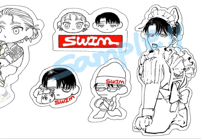 シールプリント予定(予定)
絵の線今手直ししてます🙋‍♂️💥
もちょい  絵を追加予定〜 