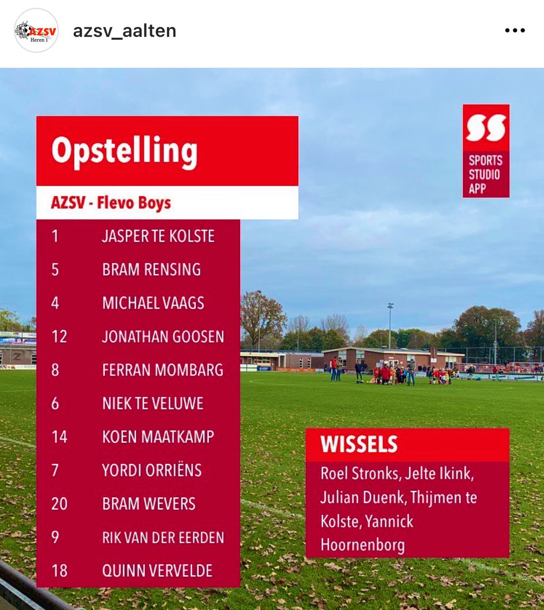 Yannickkh's tweet photo. Super blij met mijn debuut bij AZSV 1 afgelopen Zaterdag! 💪🏻🔴⚪️ https://t.co/1xFY7Hmrrx