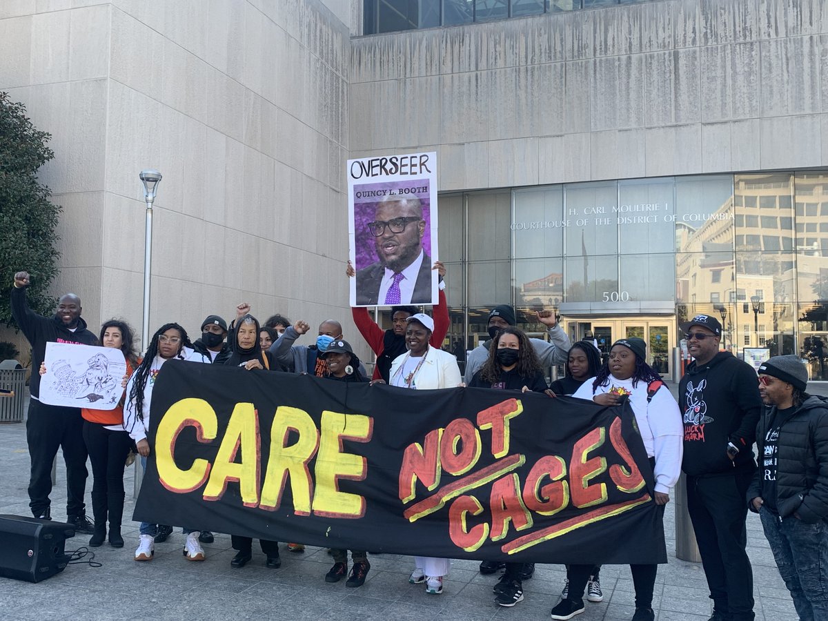 Thank you to all who attended the #FreeThemAll rally this morning. Join us later today at 12:30 - 4:30 EST at DC Oversight Roundtable as we demand that leadership release our incarcerated loved ones. link: Facebook.com/CMcharlesallen