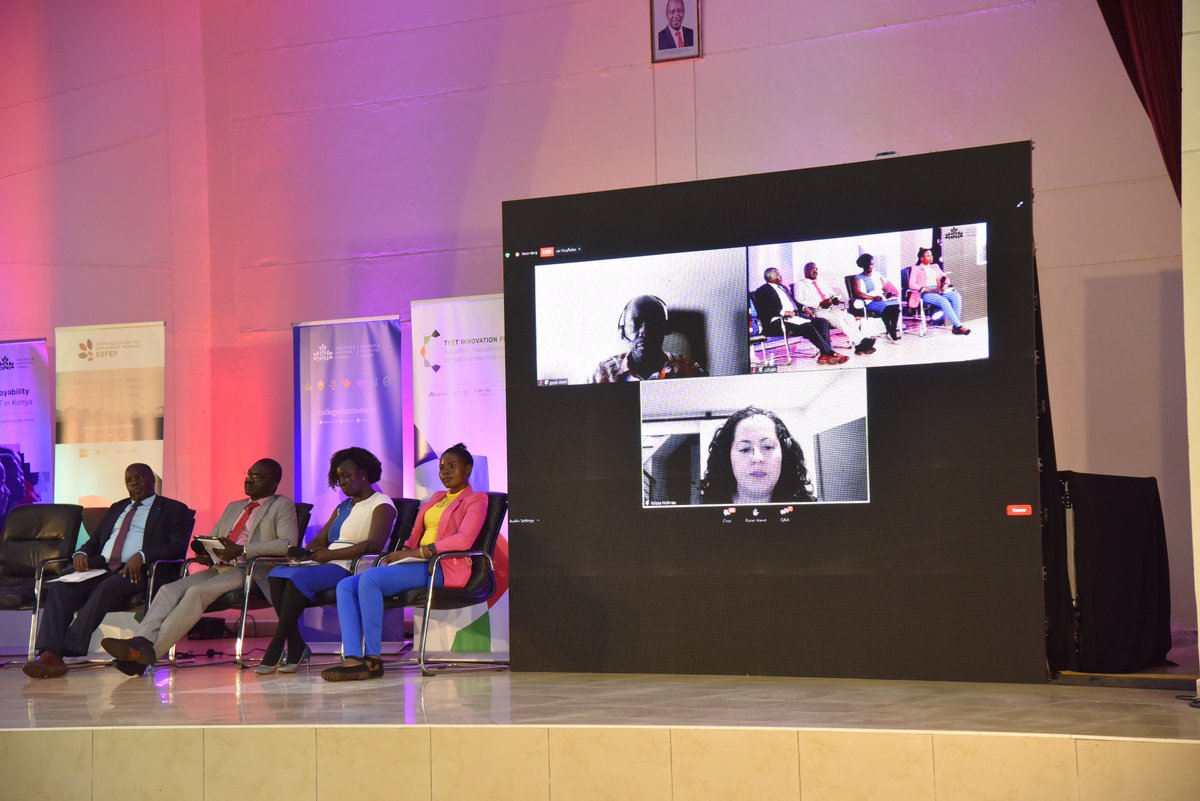 Our closing plenary comprised TVET stakeholder reps from TVET governing bodies, TVET institutions, Canadian colleges, industry, youth &amp; project funders. They explored policy implications w/ a view to strengthening applied research TVET system
#CICanKenya2021AppliedResearchForum