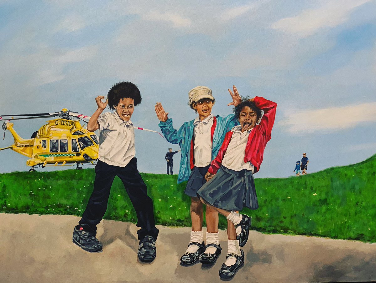 When you get asked by your kids to paint them. Rude not to oblige #painting #art #artist
