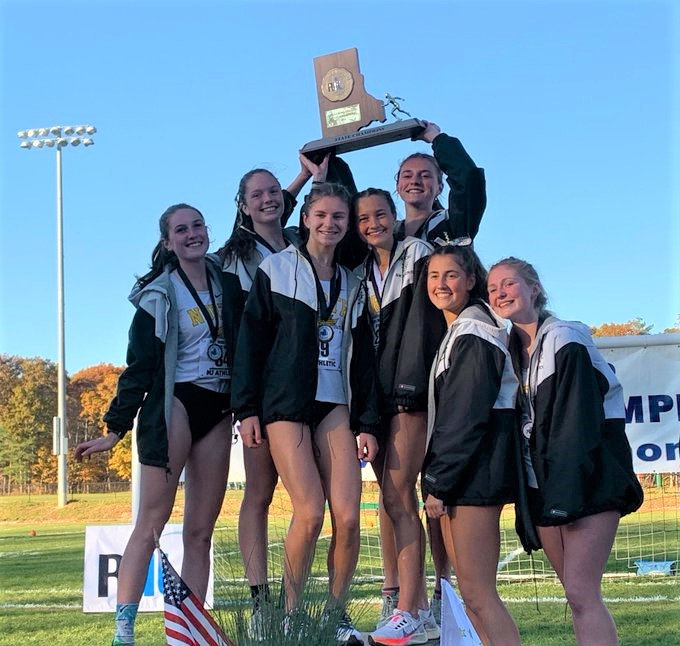 Congratulations to the 2021 RIIL Girls Cross Country State Champion: North Kingstown High School
