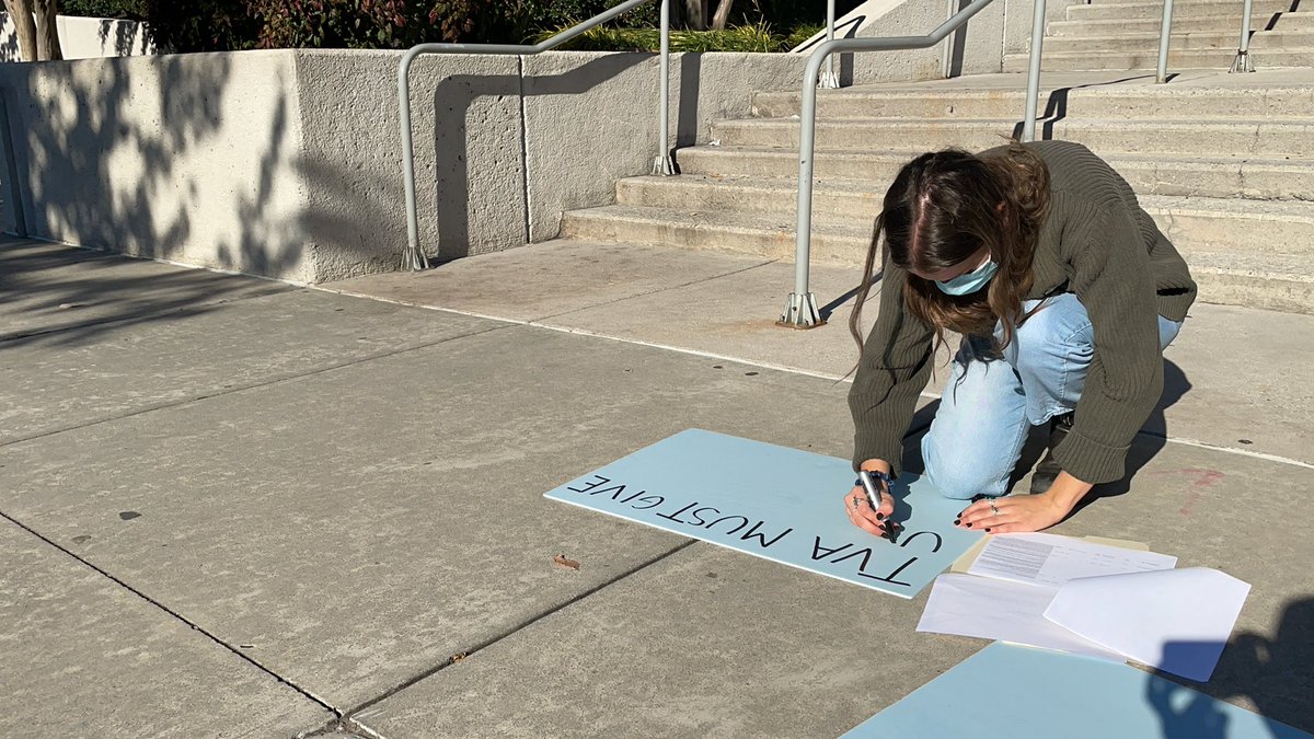 We are here in Knoxville where TVA’s November board meeting starts in 14 minutes. We are done with silence from executives at our “public” utility. Residents of the Tennessee Valley have thousands of questions on fossil fuels, worker protections, coal ash. And no answers.