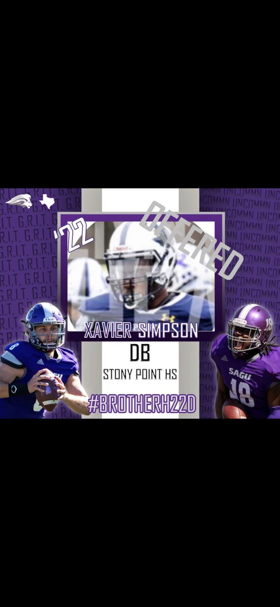 After great conversation with <a href="/coachanzaldua35/">Isaac Anzaldua</a> I am honored to receive my first offer from Southwestern Assemblies of God University!! @SAGU_Football <a href="/coachrsmith12/">Coach Ryan Smith</a> <a href="/Brentbeezy/">B E E Z Y</a> <a href="/sTpTigerFB/">Stony Point Football</a> <a href="/coachanzaldua35/">Isaac Anzaldua</a>
