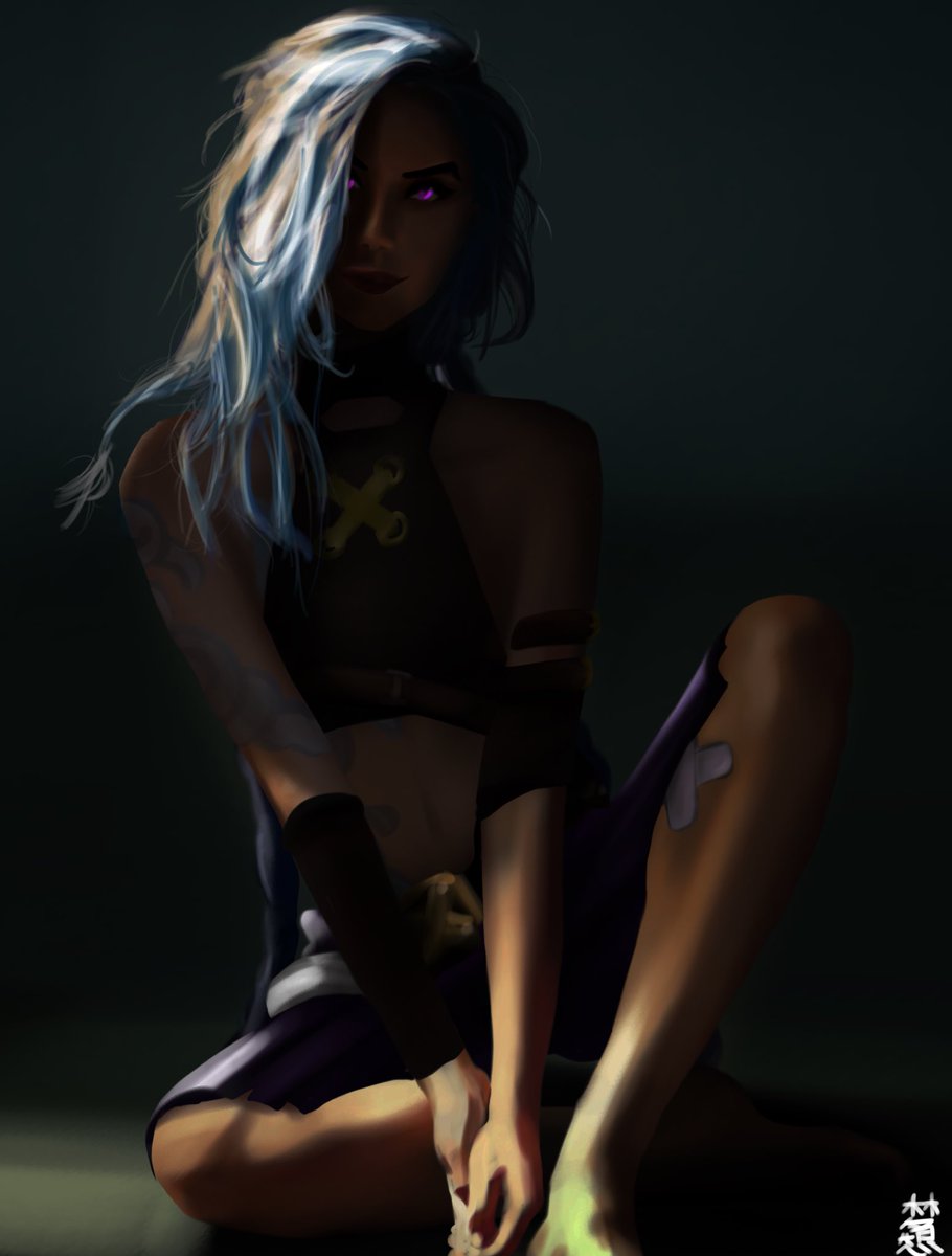 drew some fanart of Jinx from #Arcane n #LeagueOfLegends :)