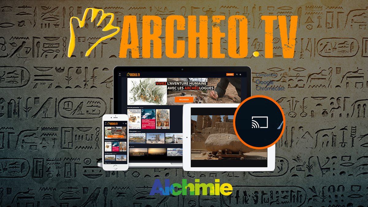 La machine à voyager dans le Temps !
Archeo.tv est la première chaine TV SVOD dédiée à la recherche archéologique. Une aventure scientifique captivante, que nous souhaitons partager avec tous les publics. 
Venez avec nous explorer le passé !

#SVOD #TV  #video #ott