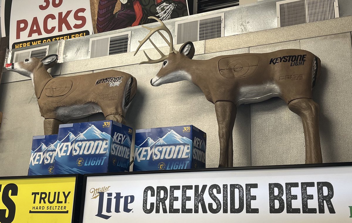 creekside_beer's tweet photo. As they often do, the @KeystoneLightUS deer have multiplied! We’re now giving away TWO archery targets this week! 

Entering is simple - just make sure you’re following us and tag one friend…that’s it! Unlimited entries are welcome, so keep on tagging! Winners picked Friday!🍻🦌 https://t.co/R1ykyPiPIq