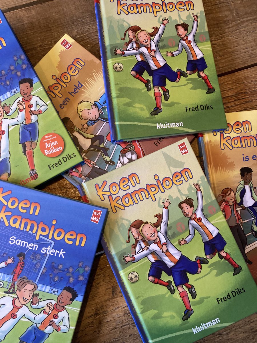 Weer diverse herdrukken ontvangen waaronder de elfde druk van Koen Kampioen #kluitman