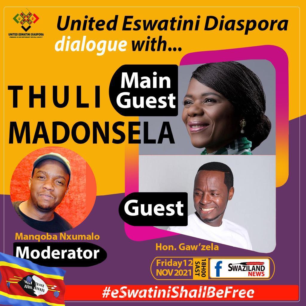 swazilivesmatt1's tweet photo. Don't forget to join @EswatiniSa dialogue #eswatinishallbefree 🇸🇿on Friday 12th 18 SAST on Facebook Swaziland News #EswatiniProtests #TiniTwitter #eswatini #swaziland #FreeSwaziland #Democracynow #Kungahlwakwenile #themonarchymustfall #DemocracySwaziland #SwaziLivesMatter https://t.co/lGw8MxjwYA