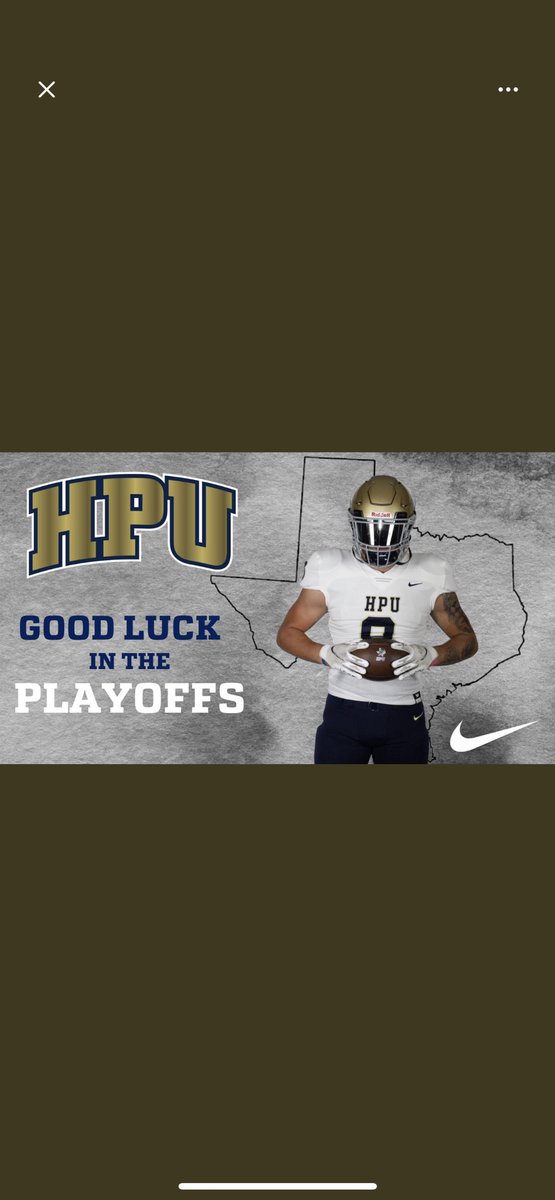 Appreciate the love @CoachCamWong @HPUFootball