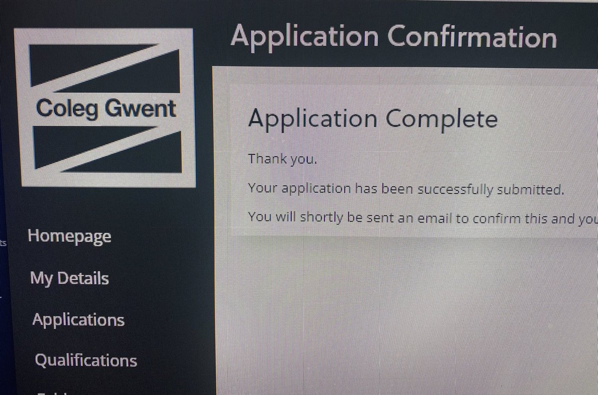 ZoeLisaBlackler's tweet photo. So this happened and i’m not quite sure where the years went 🤷🏻♀️The eldest has applied for Motorsport Engineering. One step further towards his Formula 1 engineer dream… He’s quite keen on me planning my @coleggwent diary on his campus at opposite times to his 😂 #madeforsuccess https://t.co/1Cf8QIqt73