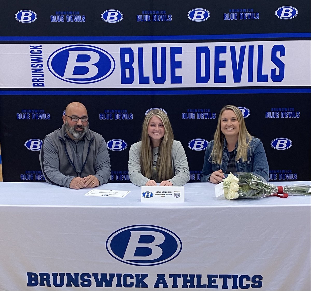 BHSGoBigBlue's tweet photo. Congratulations @BHSDevilsSoccer Lauryn Brucchieri who has signed to play soccer at Purdue Fort Wayne University #GoBigBlue https://t.co/mUrsDlTTsk