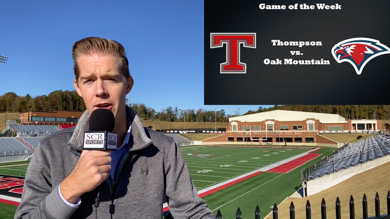 AlecEtheredgeSC's tweet photo. On this week's Shelby County Playoff Show, we get ready for round two of the postseason featuring No. 2 Thompson vs. Oak Mountain and No. 5 Briarwood at No. 1 Clay-Chalkville. We also name our SCR Stars of the Week at the 31:12 mark of the show.

Watch: https://t.co/YDPxTHDv5d https://t.co/q1bJaQoXkt