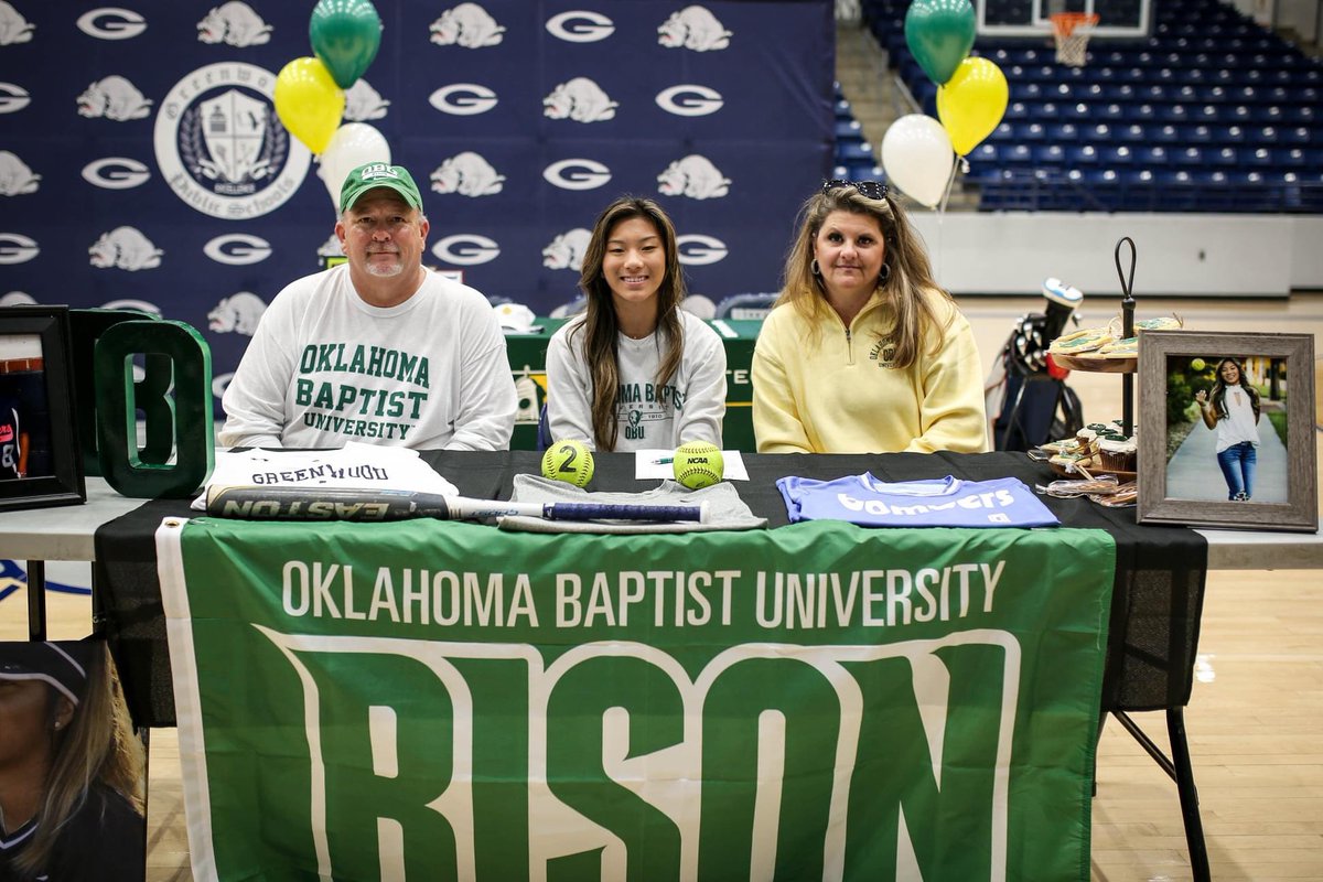 PeggyRoweps's tweet photo. Congratulations Macey Cutsinger 🥎 Oklahoma Baptist University @macey_cutsinger @BJCherry2 @GWoodDogPound https://t.co/iwYAmR0HCp