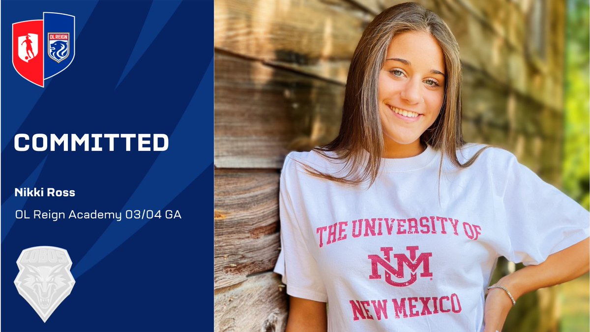 OLReignAcademy's tweet photo. Here's to Nikki Ross for committing to @UNMLoboWSoccer! 

Huge congratulations to all our 03/04 GAs 🙌🎉

@GAcademyLeague 
#bebold https://t.co/W4tU5VEyir