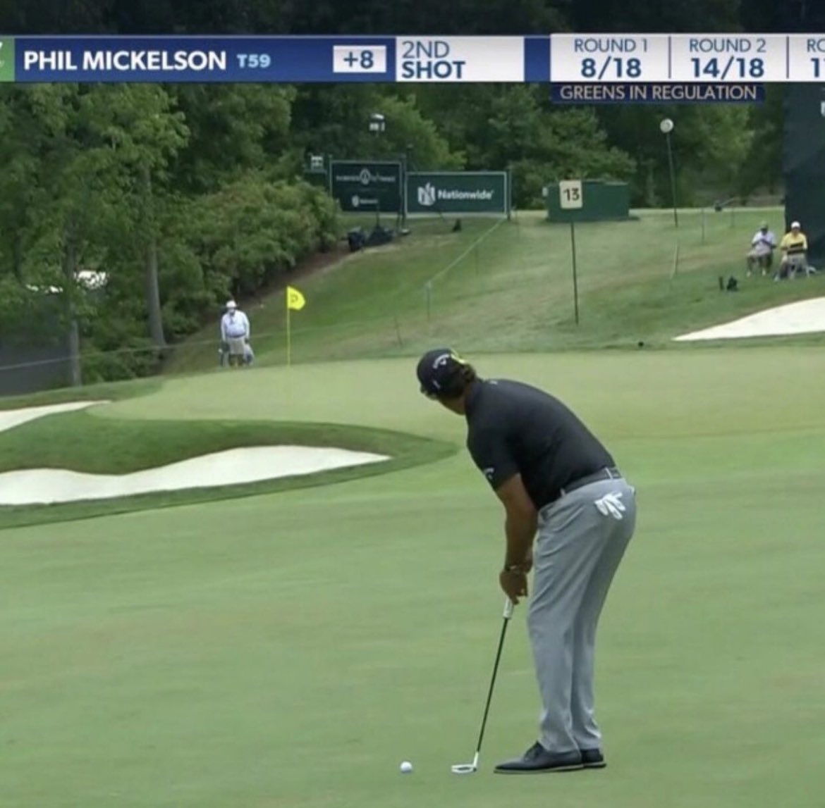 TwoInchesShort's tweet photo. When your chipping sucks so bad you will literally putt from anywhere https://t.co/NV3u3FVTlg