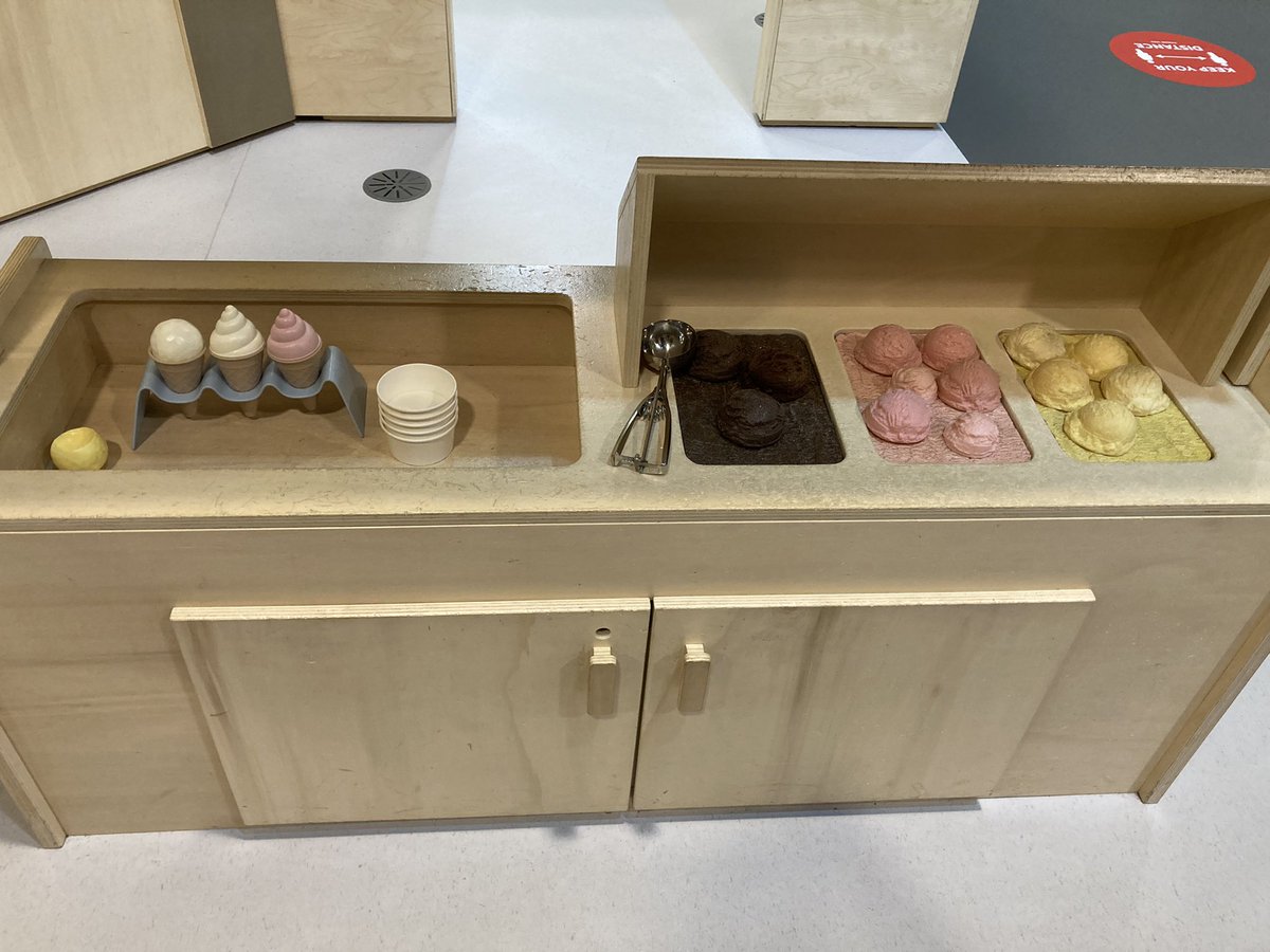 EnglishSarahH's tweet photo. Day 10 #minibrum is full of lots of #wood in the furniture, walls, display panels & toys #Museum30 https://t.co/cs4R2iP6aO