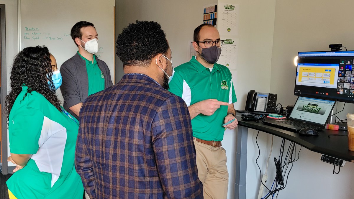 docswin's tweet photo. I was able to check in on the district's Virtual Academy today. All the pieces are in place to help our remote students thrive—high-quality instruction, passionate educators, and a top-notch leader in @W_Bevis. #TheBestAreWIthCPS https://t.co/t32gdOmLF1