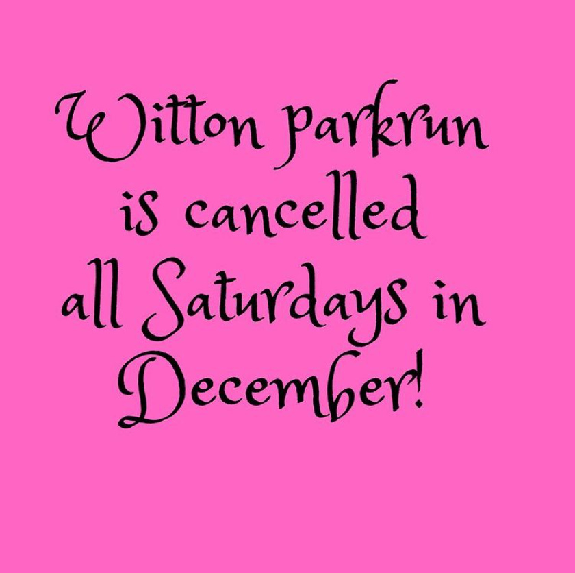 Witton parkrun tweet media