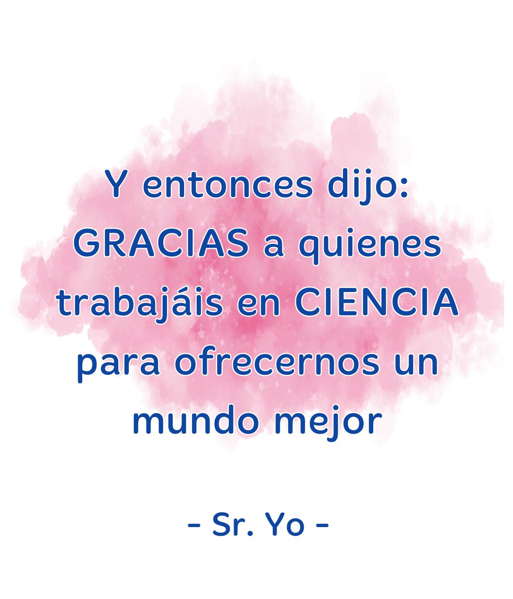 SrYoFrases's tweet photo. GRACIAS!! #DiaMundialCiencia #SinCienciaNoHayFuturo #Ciencia #ScienceDay
 RT🔄😊 https://t.co/Yx2nnalYEz