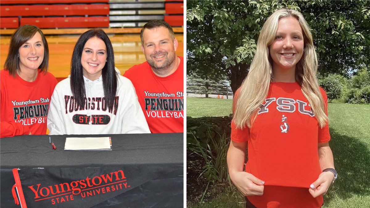 Householder, Sell Sign to Join YSU Volleyball Program🖊

Read all about our two signees: ysusports.com/x/yqsin

#GoGuins🐧