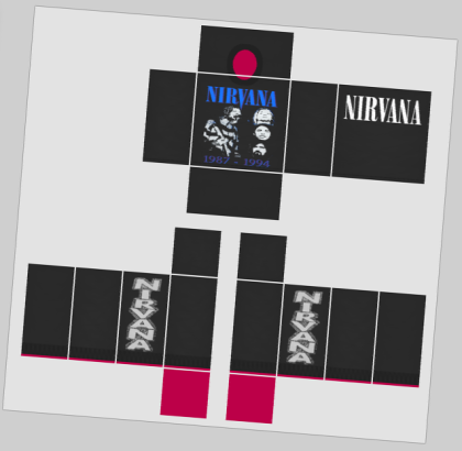 homieLB on X: all roblox vintage nirvana shirts i made, they are