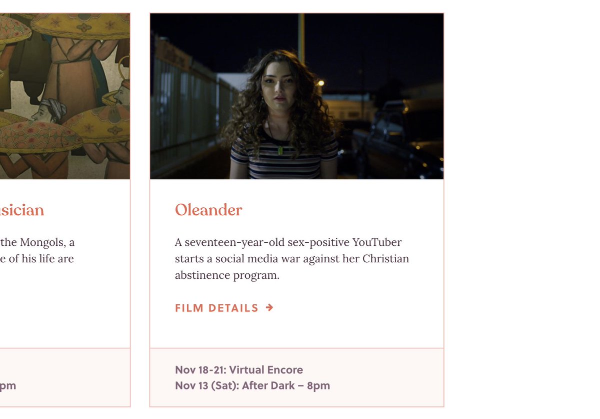 Thank you <a href="/RMWFilm/">Rocky Mountain Women's Film</a> for including us in your AFTER DARK program, as well as in your VIRTUAL ENCORE program. And thank you for honoring the work of women and underrepresented filmmakers!