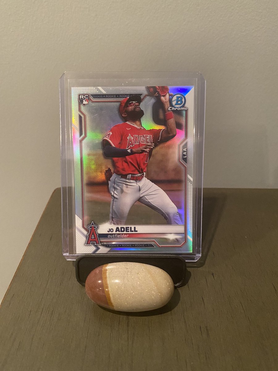 eth_zach's tweet photo. Jo Adell Bowman Chrome Rookie Image Variation $18 PWE @sports_sell @HobbyConnector @Hobby_Connect https://t.co/h0KL75sP8q