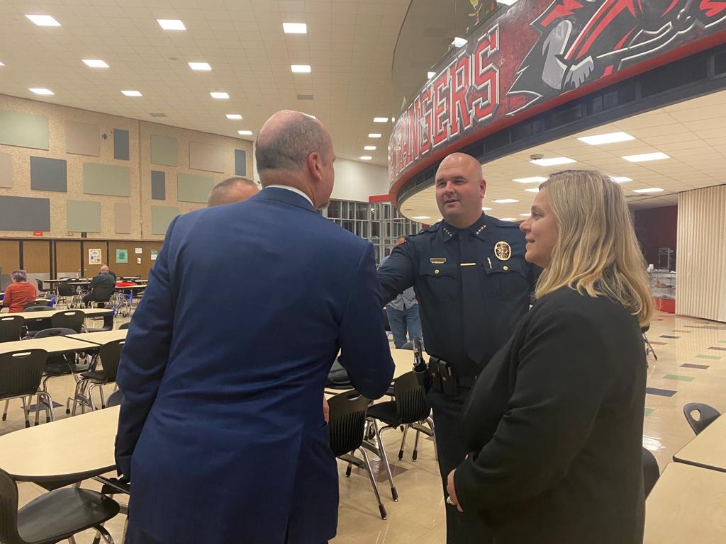 KenRDemerchant's tweet photo. Had the opportunity to address the town hall meeting attendees at @RosenbergTXGov  last evening. Thank you for having me and I look forward to working with you. # https://t.co/cILcxIsqJF