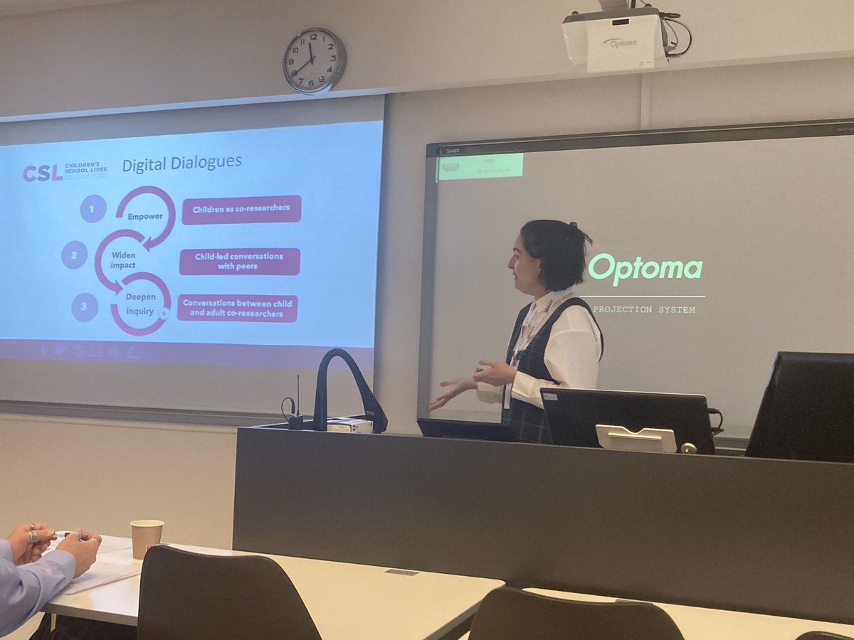 econrachel's tweet photo. Are you interested in students as CO researchers? Then one to watch is @acdonegan 👇Our Norwegian colleagues who pride themselves on student centred education were very impressed with Aoife’s research. Great job Aoife 👏👏 @CSLstudyUCD  @SchoolofEdUCD @TeachingCouncil @gmsainz https://t.co/DobwGD6ZsG